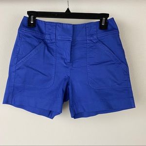 White House Black Market blue shorts